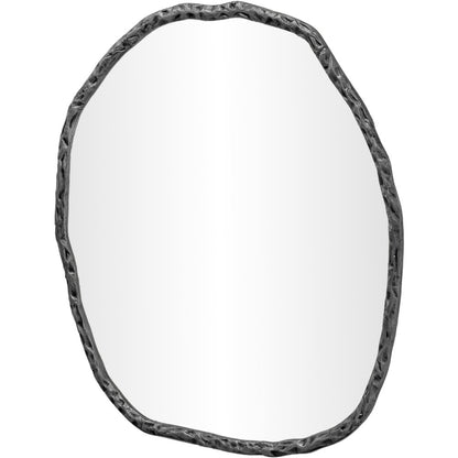 Molten Black Iron Mirror