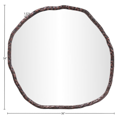 Molten Brown Iron Mirror