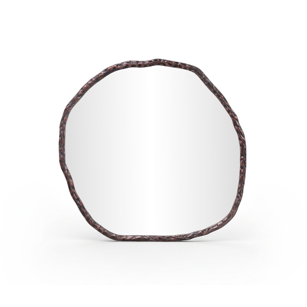 Molten Brown Iron Mirror