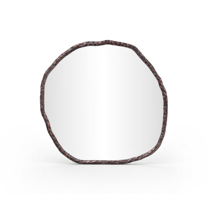 Molten Brown Iron Mirror
