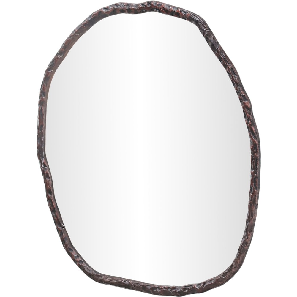 Molten Brown Iron Mirror