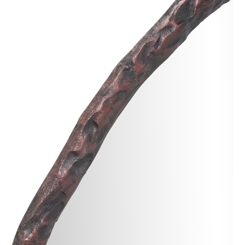 Molten Brown Iron Mirror