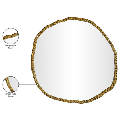 Molten Gold Iron Mirror