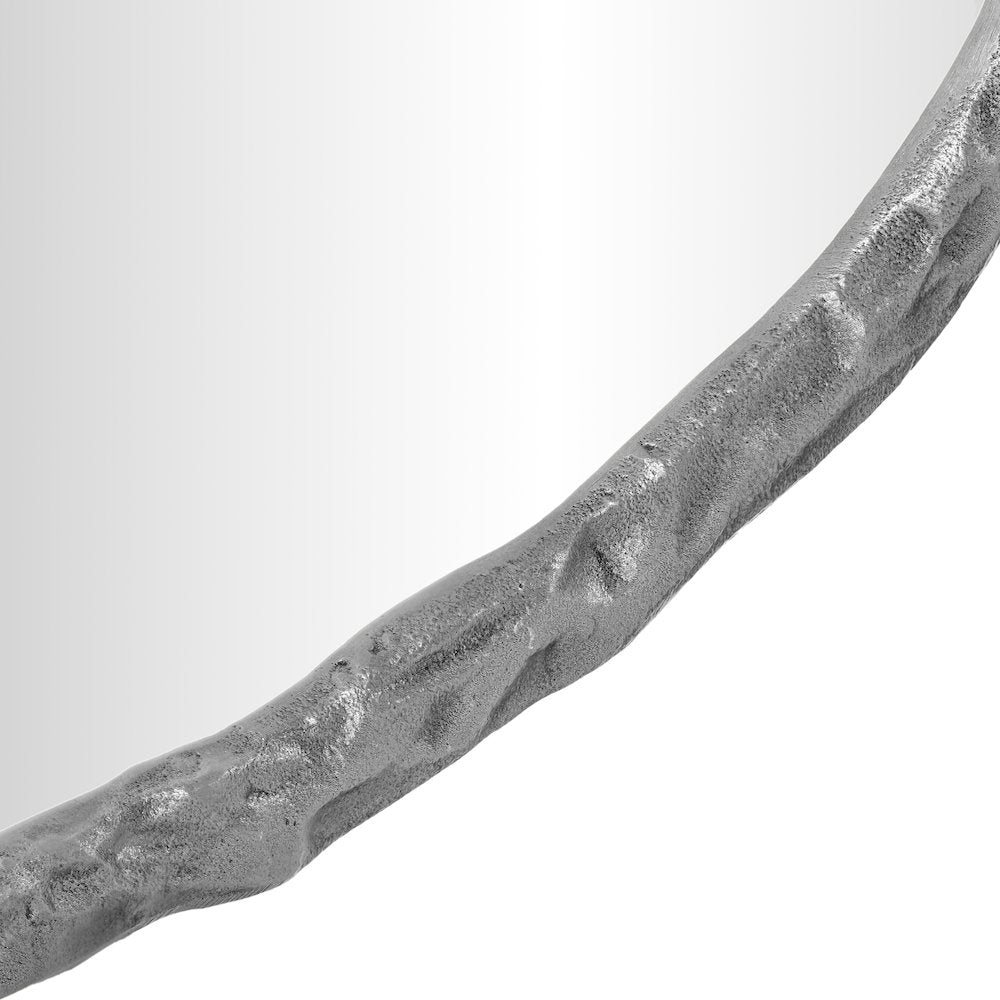 Molten Silver Iron Mirror