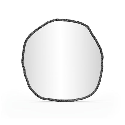 Molten Black Iron Mirror