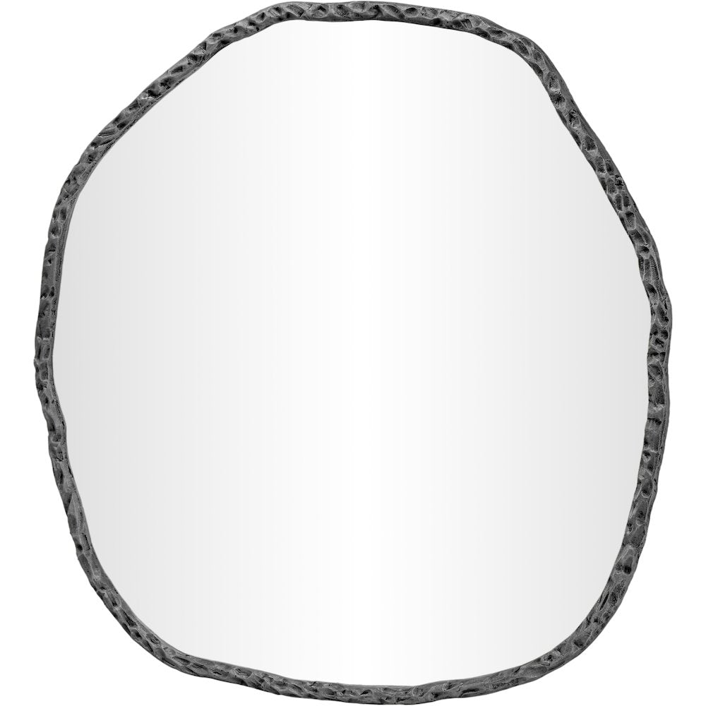 Molten Black Iron Mirror