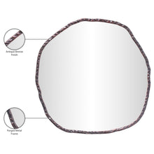 Molten Brown Iron Mirror