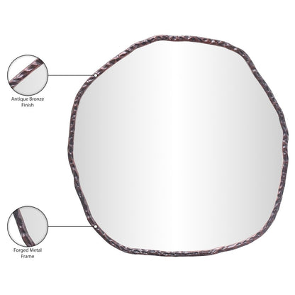 Molten Brown Iron Mirror