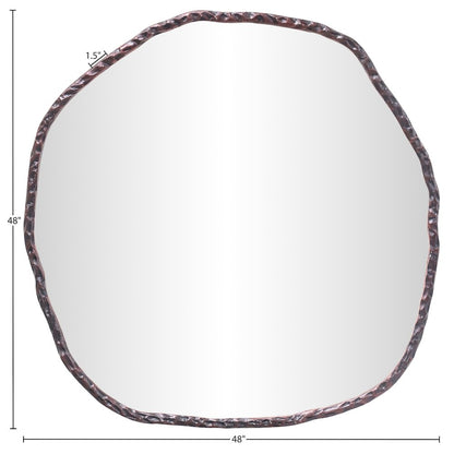 Molten Brown Iron Mirror