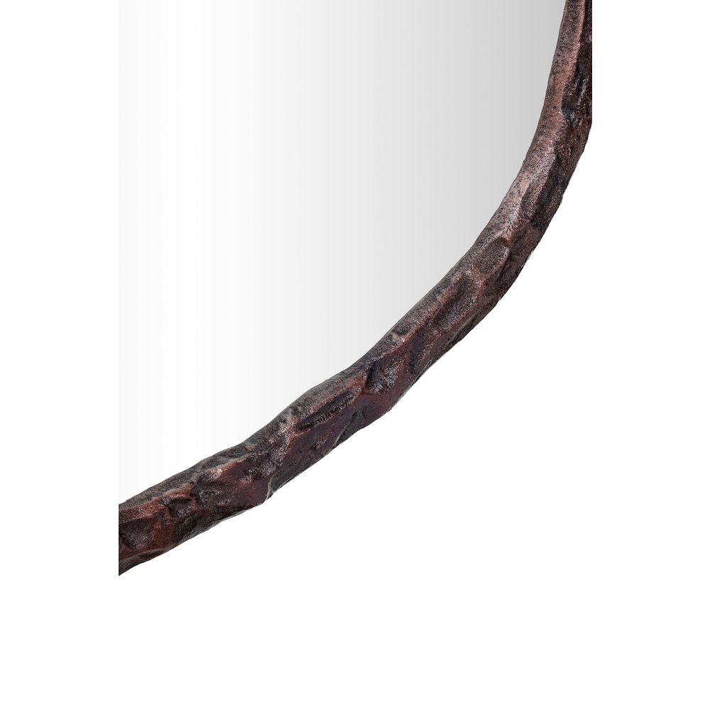 Molten Brown Iron Mirror