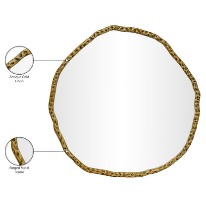 Molten Gold Iron Mirror