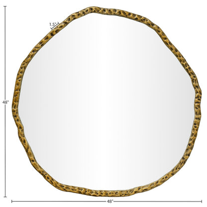 Molten Gold Iron Mirror