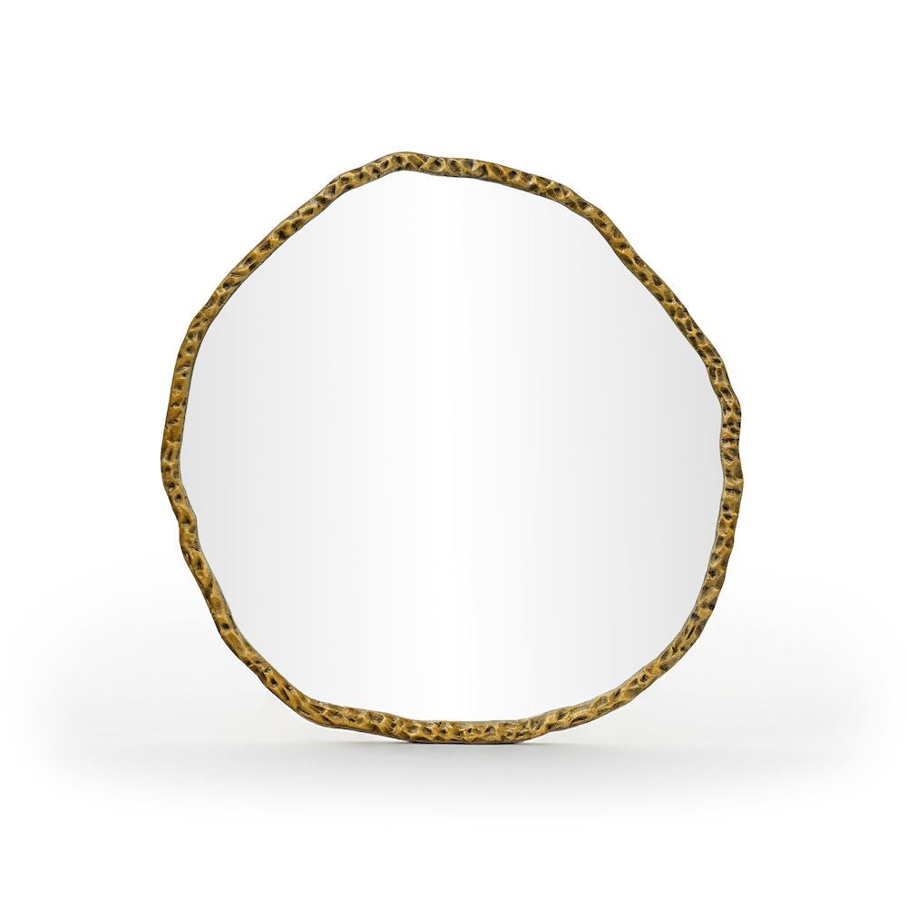 Molten Gold Iron Mirror