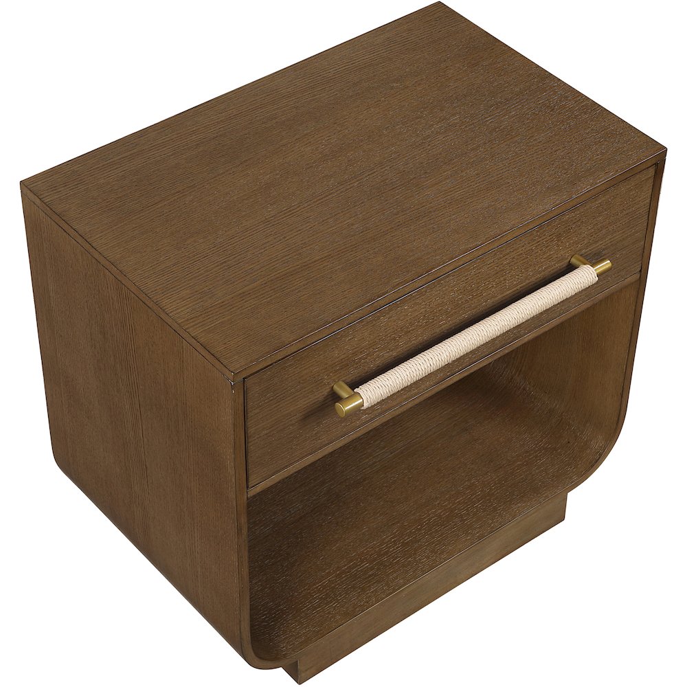 Sorell Brown Solid Wood Night Stand