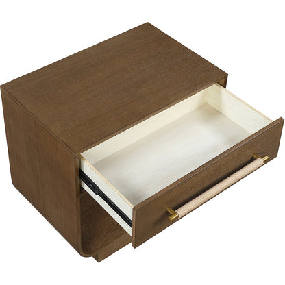 Sorell Brown Solid Wood Night Stand