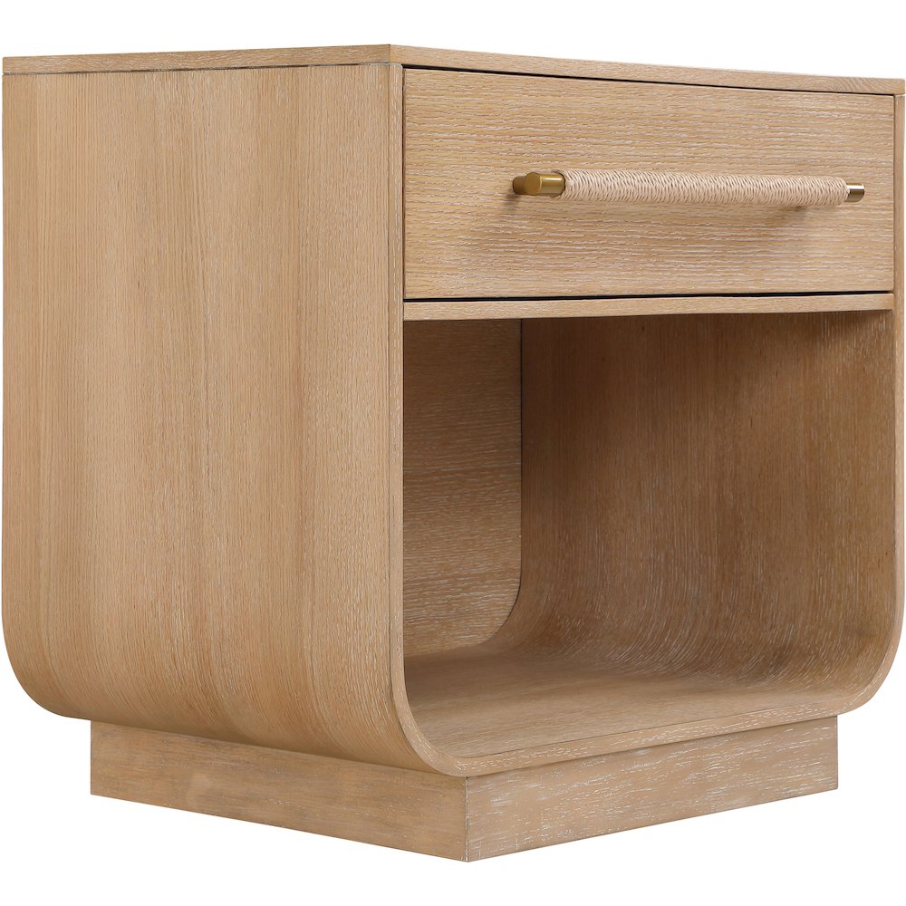 Sorell Natural Solid Wood Night Stand