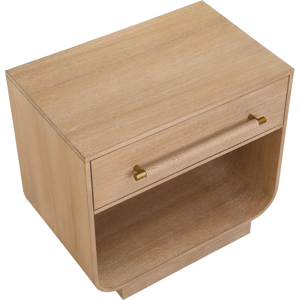 Sorell Natural Solid Wood Night Stand