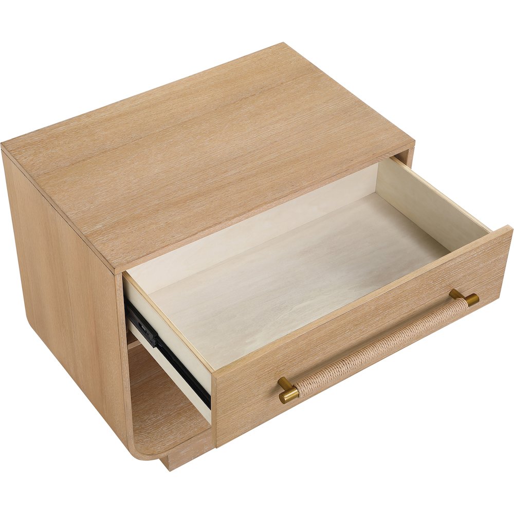 Sorell Natural Solid Wood Night Stand