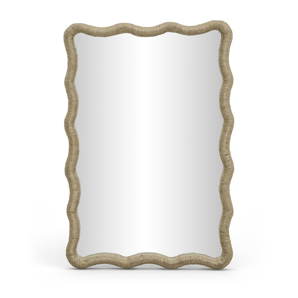 Meadow Natural Jute Rope Framed Mirror