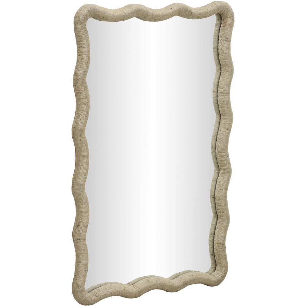 Meadow Natural Jute Rope Framed Mirror