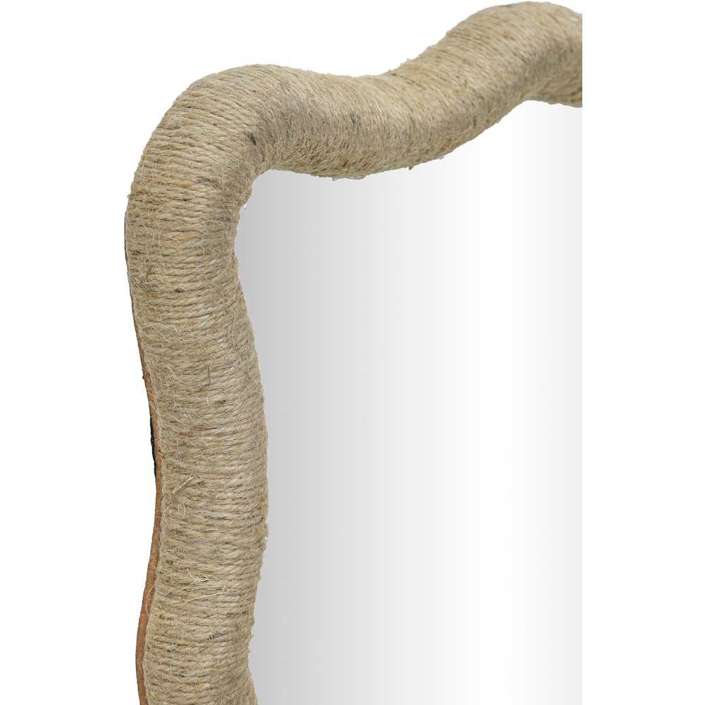 Meadow Natural Jute Rope Framed Mirror
