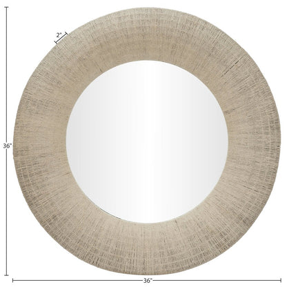 Meadow Natural Jute Rope Framed Mirror
