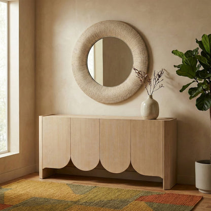 Meadow Natural Jute Rope Framed Mirror