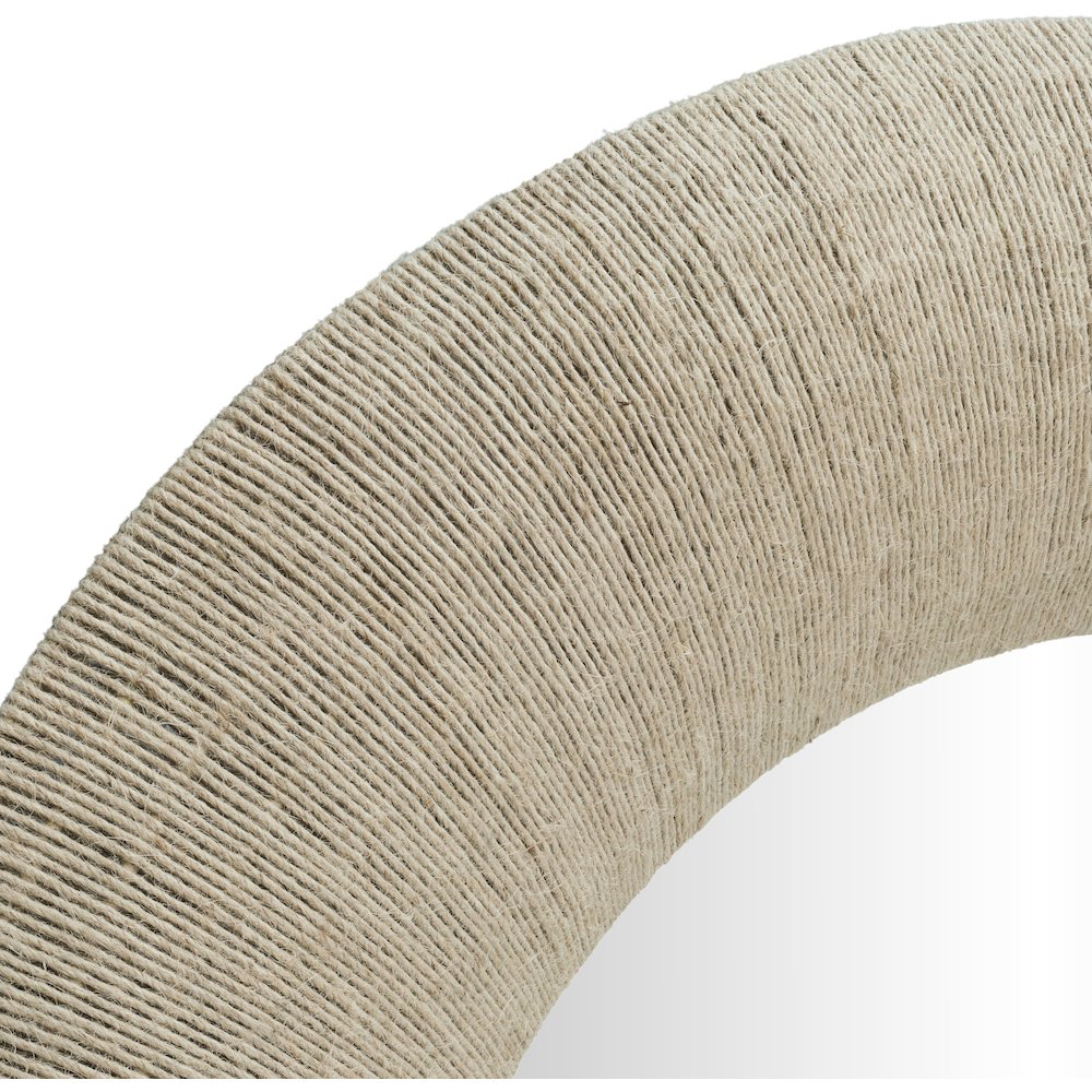 Meadow Natural Jute Rope Framed Mirror
