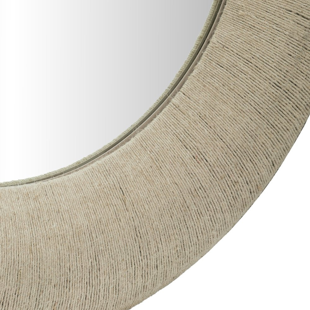 Meadow Natural Jute Rope Framed Mirror