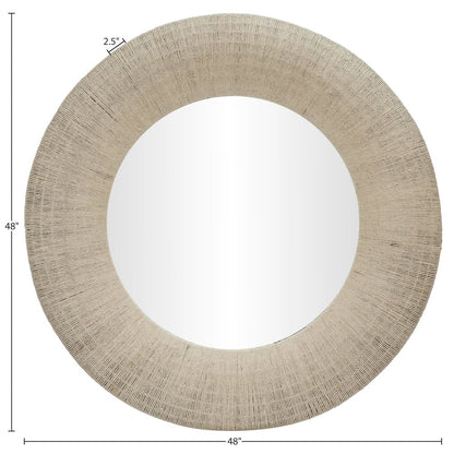Meadow Natural Jute Rope Framed Mirror