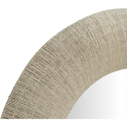 Meadow Natural Jute Rope Framed Mirror