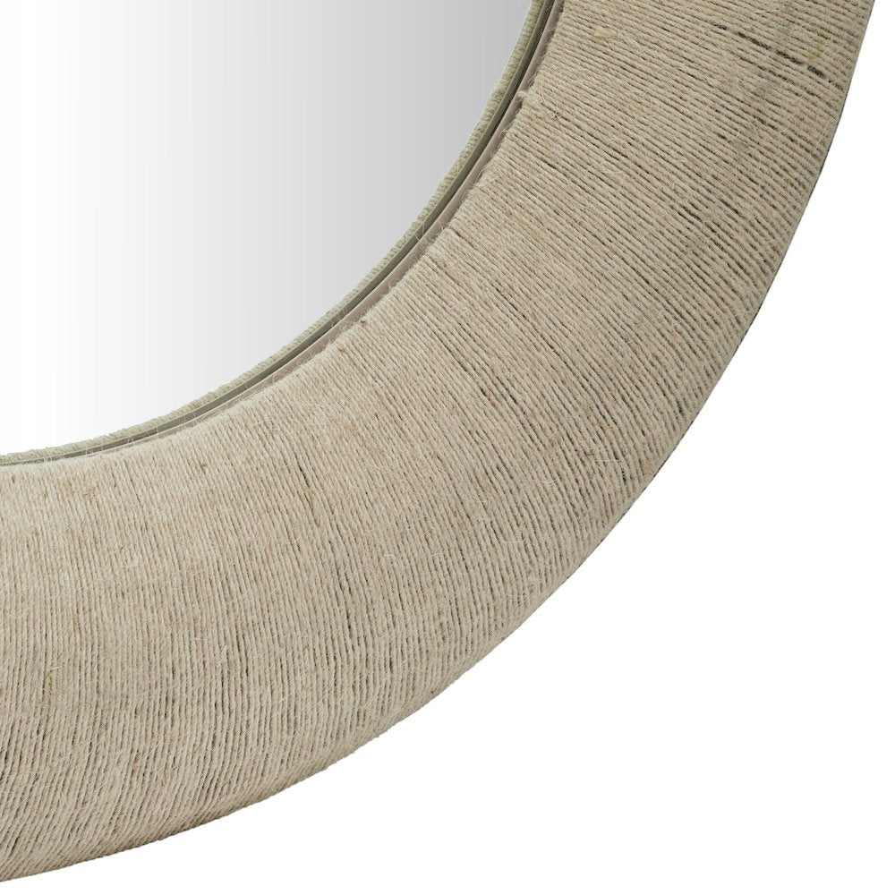 Meadow Natural Jute Rope Framed Mirror