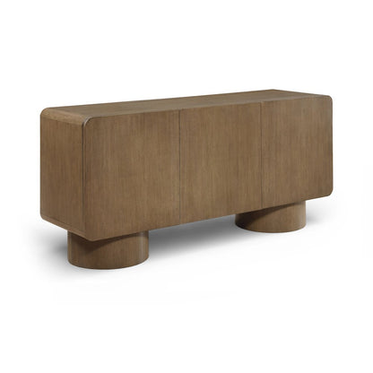 Adagio Brown Solid Wood And Oak Veneer Sideboard/Buffet