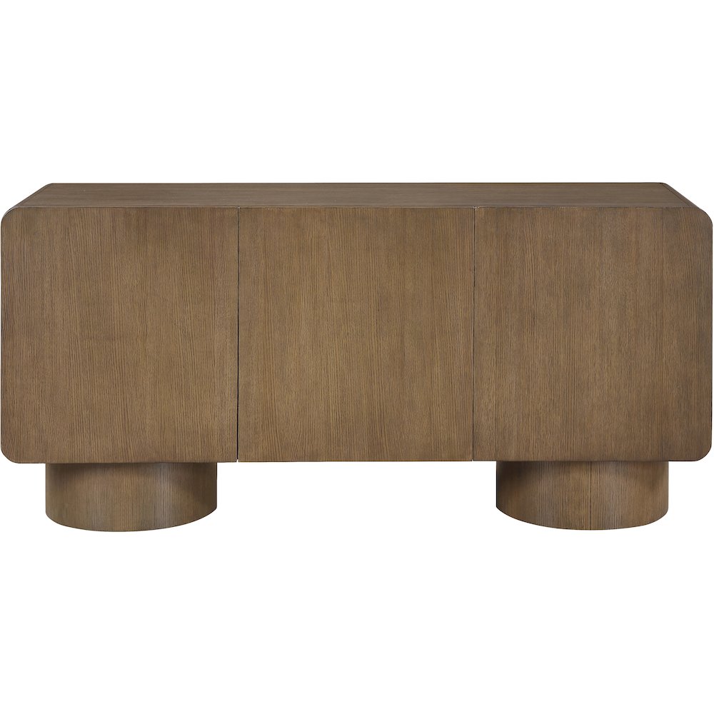 Adagio Brown Solid Wood And Oak Veneer Sideboard/Buffet