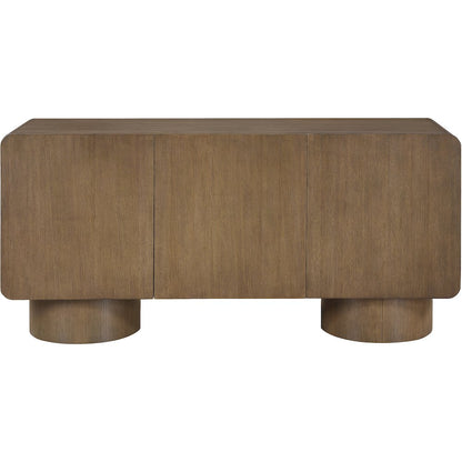Adagio Brown Solid Wood And Oak Veneer Sideboard/Buffet