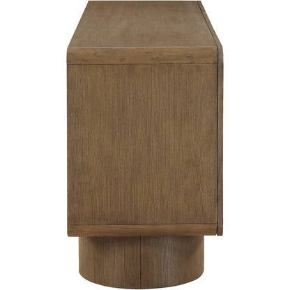 Adagio Brown Solid Wood And Oak Veneer Sideboard/Buffet