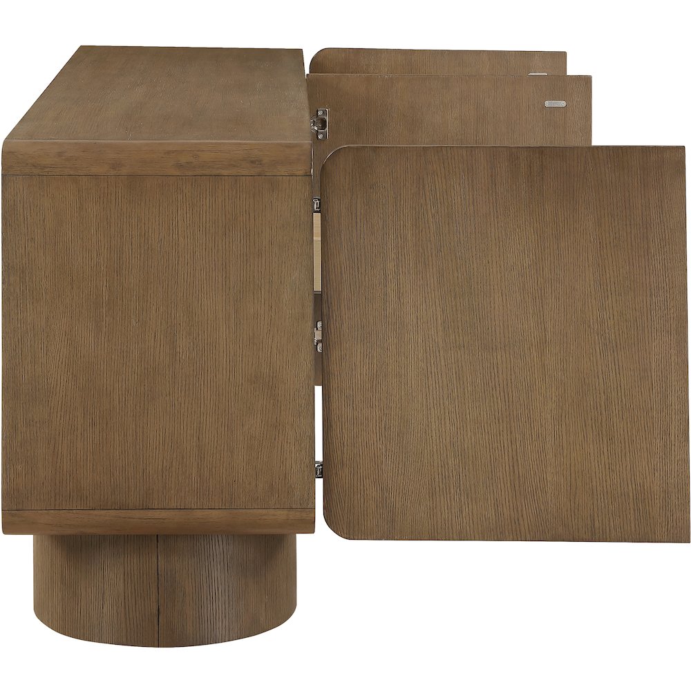 Adagio Brown Solid Wood And Oak Veneer Sideboard/Buffet