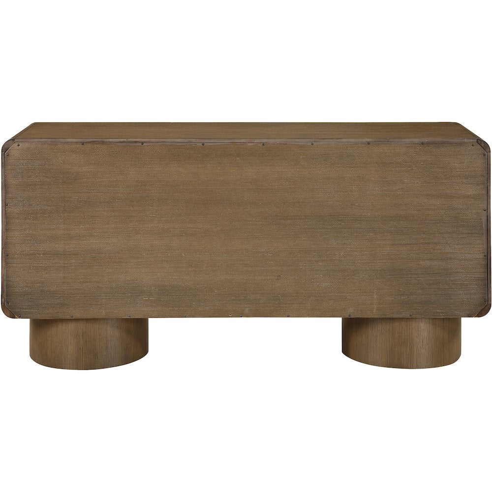 Adagio Brown Solid Wood And Oak Veneer Sideboard/Buffet