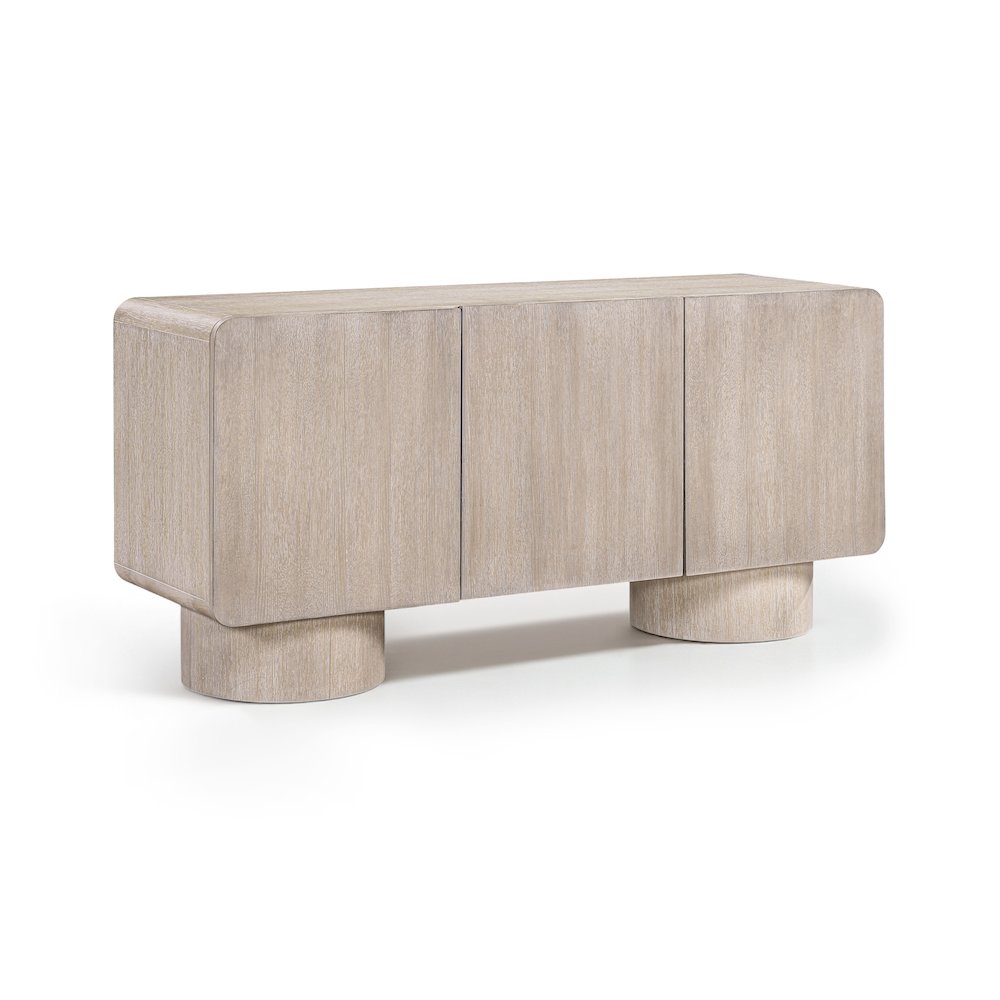Adagio Natural Solid Wood And Oak Veneer Sideboard/Buffet