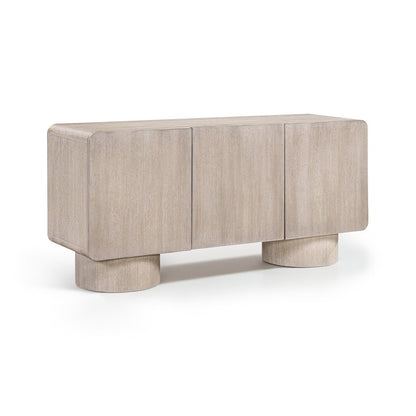 Adagio Natural Solid Wood And Oak Veneer Sideboard/Buffet