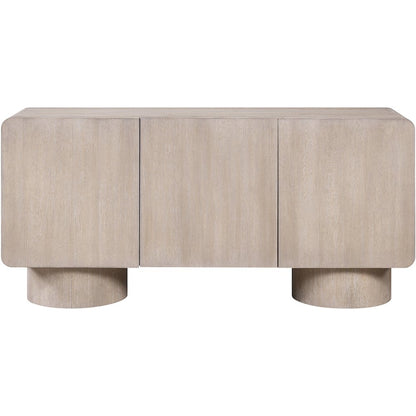 Adagio Natural Solid Wood And Oak Veneer Sideboard/Buffet