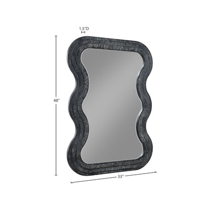 Bellagio Black Oak Veneer Mirror