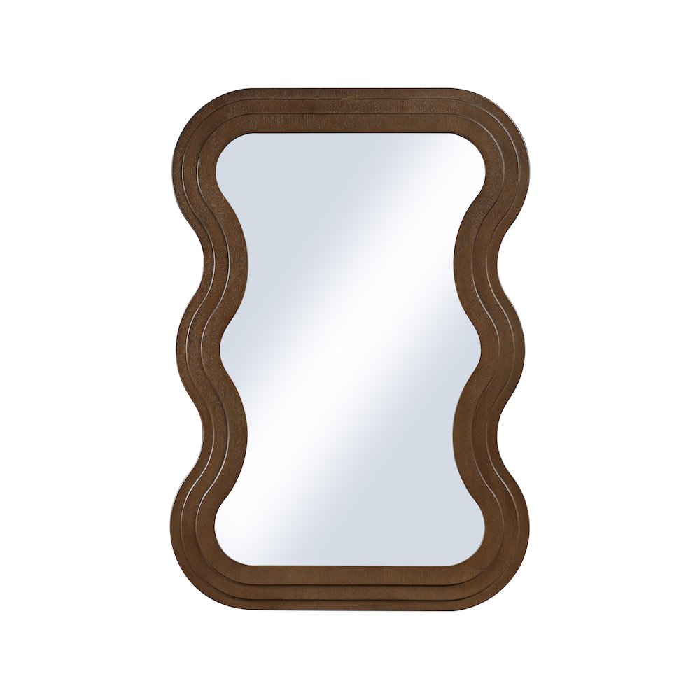 Bellagio Brown Oak Veneer Mirror