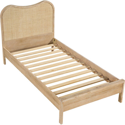 Windsor Natural Rubberwood Twin Bed