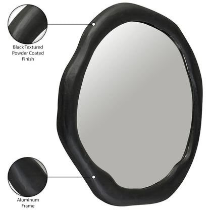 Armada Black Aluminum Mirror