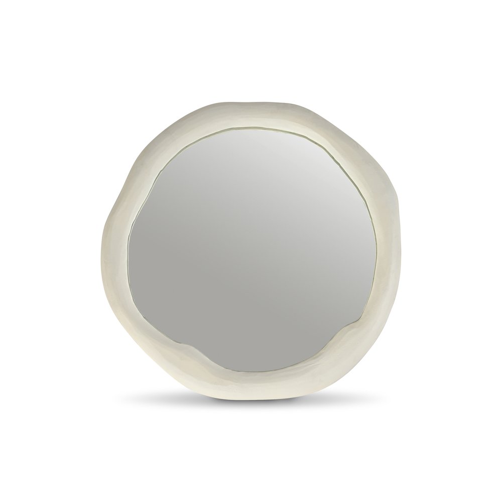 Armada Cream Aluminum Mirror