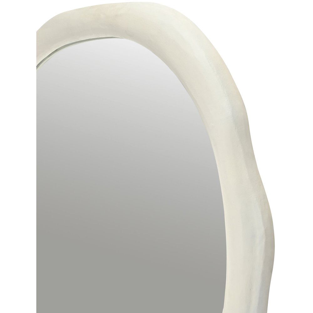 Armada Cream Aluminum Mirror