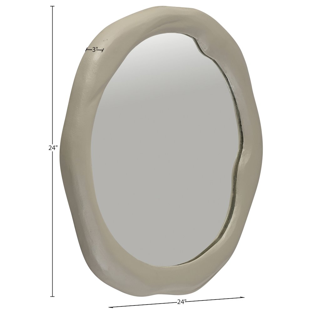 Armada Taupe Aluminum Mirror