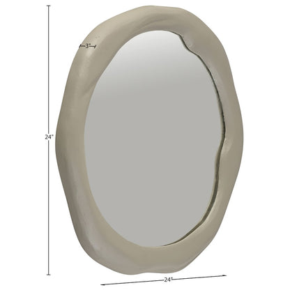 Armada Taupe Aluminum Mirror