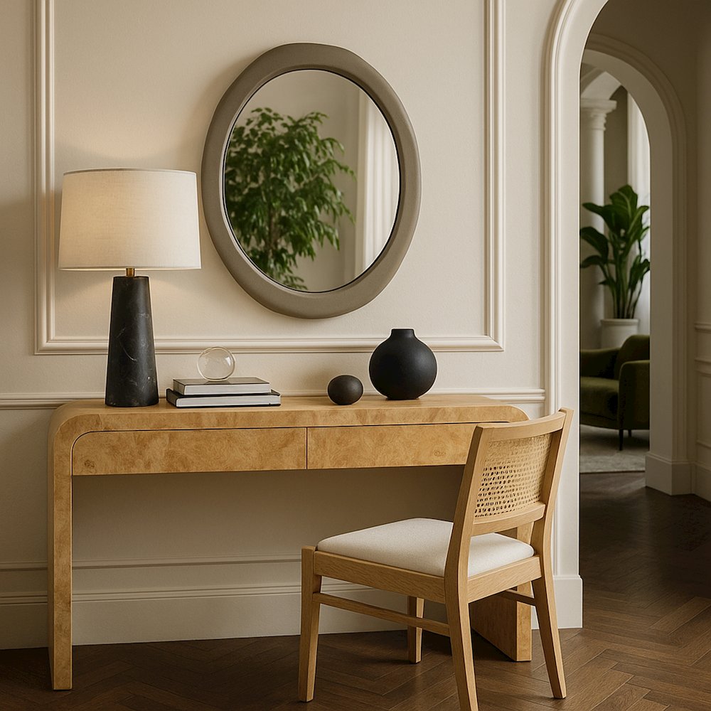 Armada Taupe Aluminum Mirror